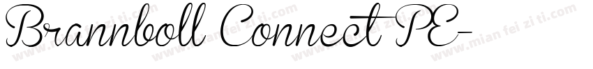 Brannboll Connect PE字体转换
